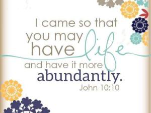 Abundant Living
